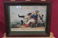 Lot 1193 - George Cruikshank (1792 - 1878), hand-coloured...