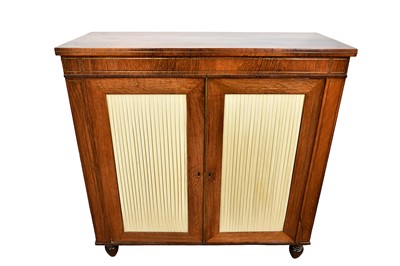 Lot 1423 - Regency rosewood side cabinet