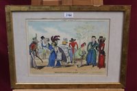 Lot 1194 - George Cruikshank (1792 - 1878), hand-coloured...