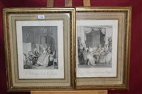 Lot 1199 - Jean-Michel Moreau (1741 - 1814), set of four...