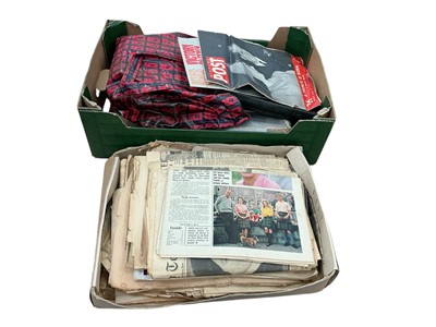 Lot 501 - Quantity of newspapers, stamps and ephemera.