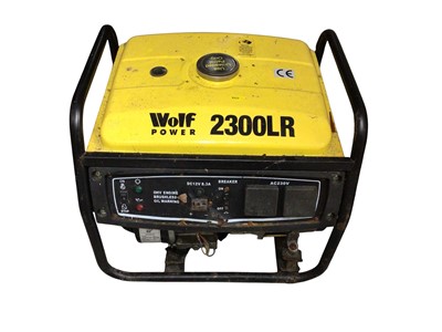 Lot 823 - Wolf power 2300LR (AC230v) generator