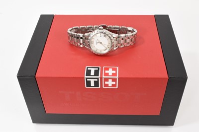 Lot 582 - Ladies' Tissot stainless steel wristwatch, boxed with papers