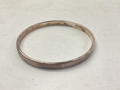 Lot 957 - 'Sterling' bangle, 21.5cm circumference
