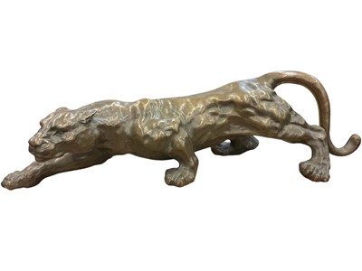 Lot 275 - Art deco style bronze panther