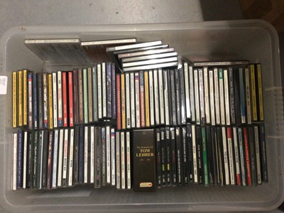 Lot 323 - Selection of DVDs, CDs and records (6 boxes)