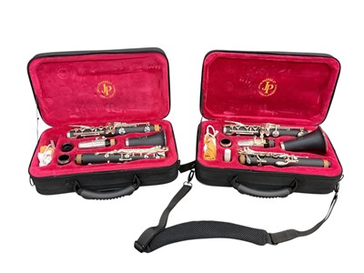Lot 5047 - Two John Packer JP 121 MK 4 clarinets in cases. (2)