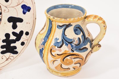 Lot 72 - Two pieces of Italian maiolica