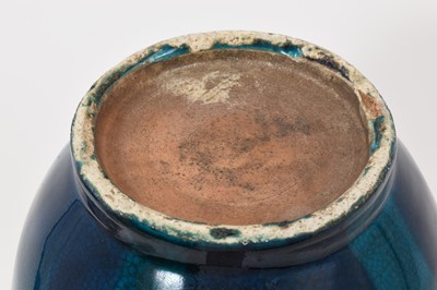 Lot 74 - Antique Chinese blue glazed monochrome vase