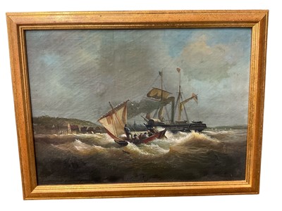 Lot 1199 - Hermann Mevius (1820-1864) oil on canvas laid onto board, 27 x 37cm, framed