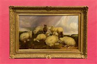 Lot 1244 - Charles 'Sheep' Jones (1836 - 1892), oil on...