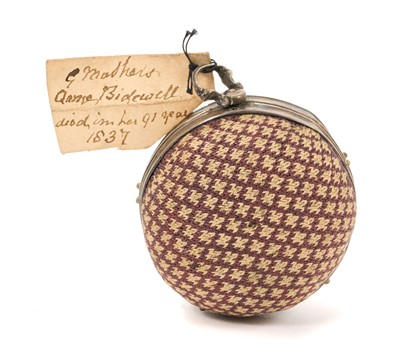 Lot 732 - Rare 18th century needlework pin cushion ball