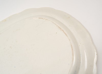 Lot 83 - Large early 19th century blue and white platter printed with a view of St. Paul's Cathedral, 54cm wide