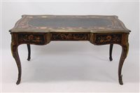 Lot 1262 - Fine early 19th century French ebony and...