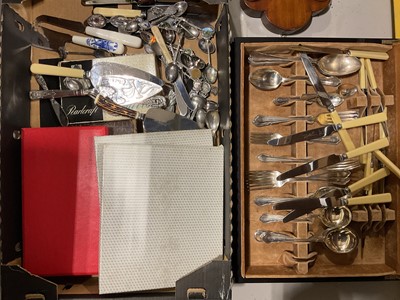 Lot 5129 - Butler Kitemark canteen of cutlery together with another canteen on cutlery