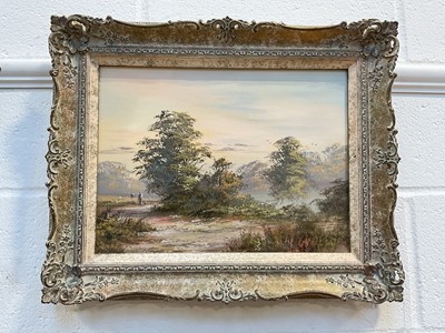 Lot 5076 - Allan Morgan (b.1952) oil on canvas, landscape