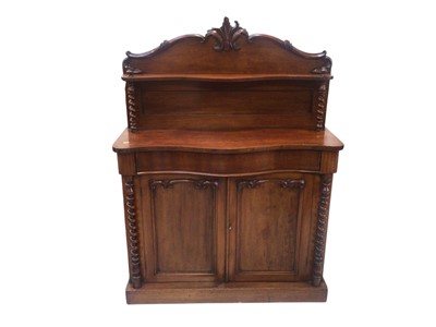 Lot 5302 - Victorian mahogany chiffonier measuring approximately 105cm wide x 141cm tall