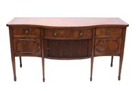 Lot 1278 - 19th century and later mahogany crossbanded...