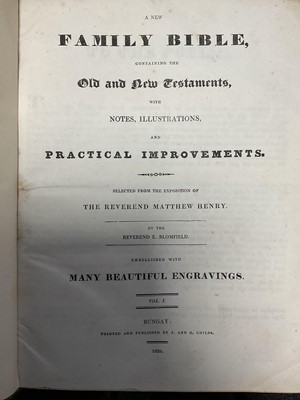 Lot 5340 - Family bible