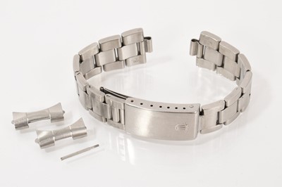 Lot 581 - Vintage Rolex Oyster stainless steel watch bracelet, reference 78350 with 19mm end links.