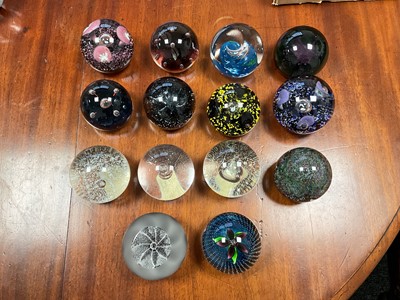 Lot 5112 - Collection of fourteen Caithness glass paperweights