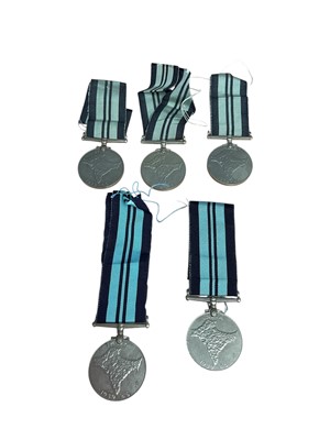 Lot 24 - Collection of five Second World War India Service medals (with ribbons), (5).