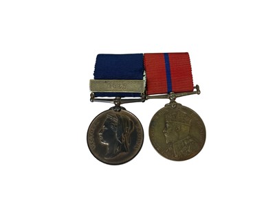Lot 32 - Victorian and later Police medal pair comprising Golden Jubilee (Police) medal 1887 with 1897 clasp named to PC. J. Newson. A. Divn. and Edward VII Coronation (Police) medal 1902, named to Insp....