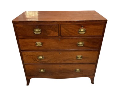 Lot 1378 - Regency mahogany chest of drawers