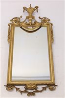 Lot 1302 - 19th century classical revival wall mirror...