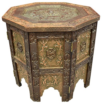 Lot 1358 - Antique Anglo Indian carved table