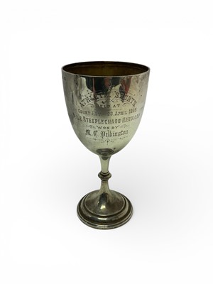 Lot 276 - Silver trophy cup