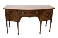 Lot 1316 - Good George III mahogany, tulipwood...