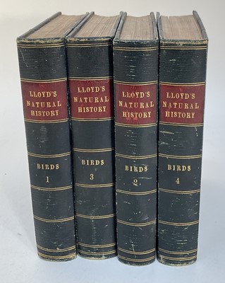 Lot 952 - Lloyd's Natural History set of four volumes, A Handbook of the Birds of Great Britain, by R. Bowdler Sharpe