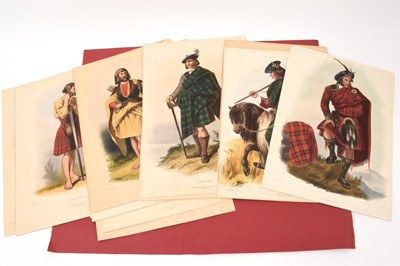Lot 848 - Robert Ronald Melan, 14 different plates, The Clans of the Scottish Highlands