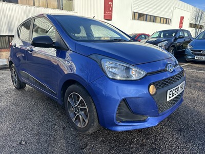 Lot 219 - 2019 Hyundai i10, 1.0 Go SE 5dr, hatchback, manual, reg. no. EG68 YHU