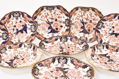 Lot 153 - Royal Crown Derby Imari dessert service