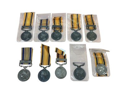 Lot 52 - Collection of ten replica / copy Victorian South Africa medals, (10).