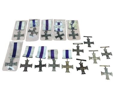 Lot 54 - Collection of sixteen replica / copy Military Cross medals, (16).