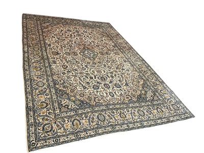 Lot 1477 - Fine quality very large Kashan carpet