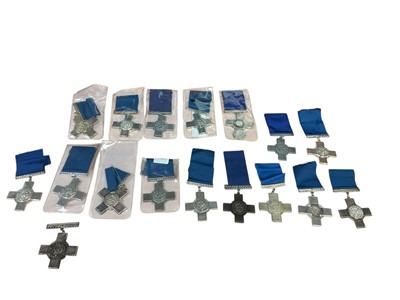 Lot 62 - Collection of seventeen replica / copy George Cross medals, (17). N.B. Some with missing / loose central bosses.