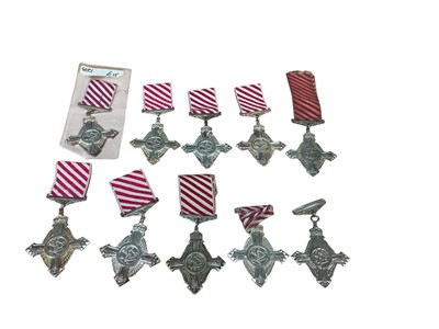 Lot 64 - Collection of ten replica / copy Air Force Cross medals, (10).