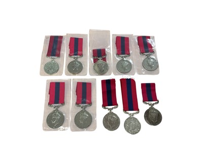 Lot 71 - Collection of eight replica / copy George VI Distinguished Conduct medals, and two others, (10).