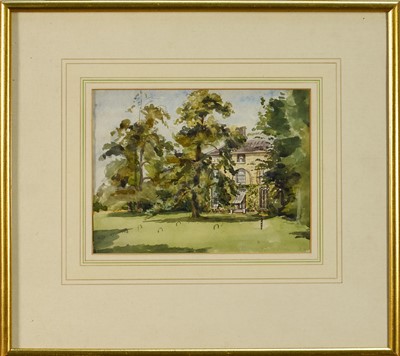 Lot 1147 - Thomas Churchyard (1798-1865) two watercolours, Edward’s House, Melton