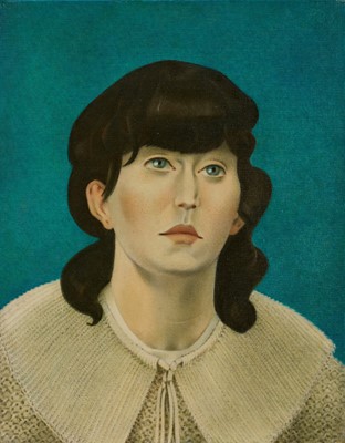 Lot 1115 - *Francis Plummer (1930-2019) oil on canvas, Portrait of a young woman, possibly the artists sister, signed and dated P. ‘83, 50cm x 40cm, unframed