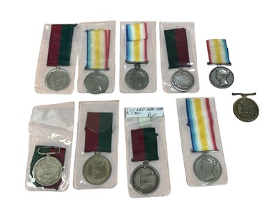 Lot 81 - Collection of six replica / copy Ghuznee medals a replica / copy Candahar, Ghuznee, Cabul medal, and three Scinde medals, (10).