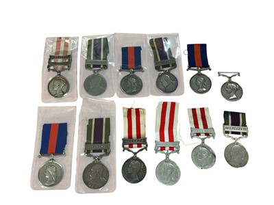 Lot 84 - Collection of four replica / copy Indian Mutiny medals, together with three replica / copy New Zealand medals and four replica / copy Tibet medals, (11).