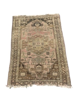 Lot 5382 - Antique Turkish rug measuring approximately 148cm x 103cm