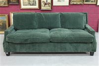 Lot 1357 - Pair of good quality modern three seater...