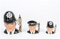 Lot 2207 - Three Royal Doulton character jugs - The...