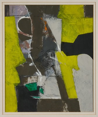 Lot 1162 - *Alastair Michie (1921-2008) mixed media - 'Early Bird', 30cm x 25cm, in glazed frame. Provenance: Bonhams, April 2025, lot 663.